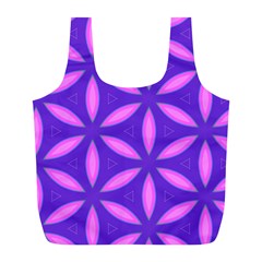 Pattern Texture Backgrounds Purple Full Print Recycle Bag (l)