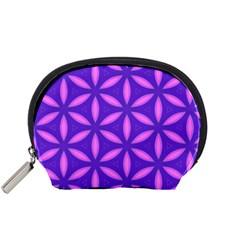 Pattern Texture Backgrounds Purple Accessory Pouch (small)