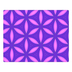 Pattern Texture Backgrounds Purple Double Sided Flano Blanket (large) 