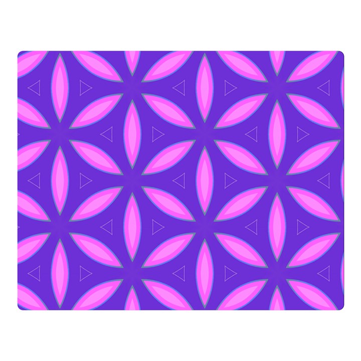 Pattern Texture Backgrounds Purple Double Sided Flano Blanket (Large) 