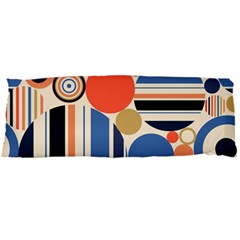 Geometric Abstract Pattern Colorful Flat Circles Decoration Body Pillow Case Dakimakura (two Sides) by Vaneshart