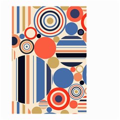 Geometric Abstract Pattern Colorful Flat Circles Decoration Small Garden Flag (two Sides) by Vaneshart