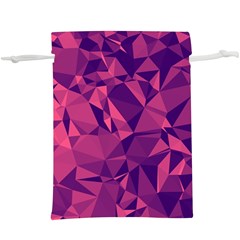 Triangulation Patterns  Lightweight Drawstring Pouch (xl) by Vaneshart