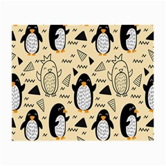 Hand Drawn Penguin Doodle Pattern Small Glasses Cloth