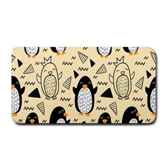 Hand Drawn Penguin Doodle Pattern Medium Bar Mats