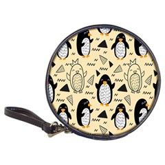 Hand Drawn Penguin Doodle Pattern Classic 20-CD Wallets