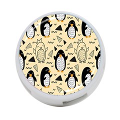 Hand Drawn Penguin Doodle Pattern 4-port Usb Hub (two Sides) by Vaneshart