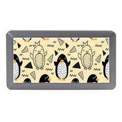 Hand Drawn Penguin Doodle Pattern Memory Card Reader (Mini)