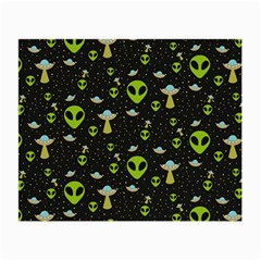 Alien Ufo Pattern Small Glasses Cloth by Vaneshart