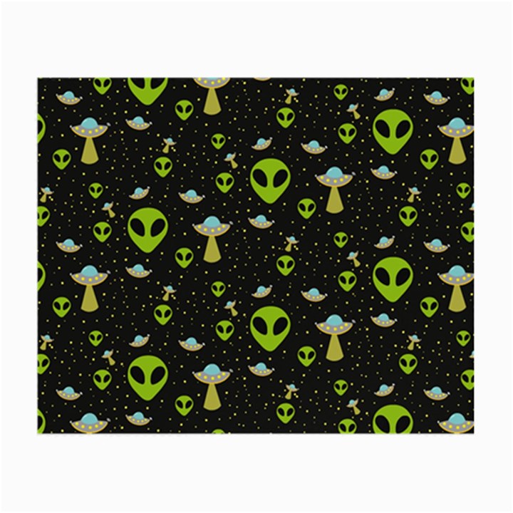 Alien Ufo Pattern Small Glasses Cloth