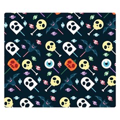 Halloween Candy Pattern Vector Double Sided Flano Blanket (small)  by Vaneshart