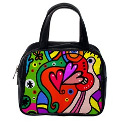 Seamless Doodle Classic Handbag (one Side) by Vaneshart