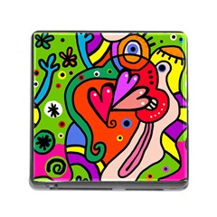 Seamless Doodle Memory Card Reader (square 5 Slot)