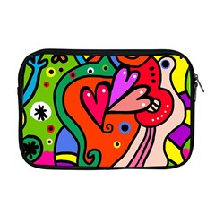 Seamless Doodle Apple MacBook Pro 17  Zipper Case