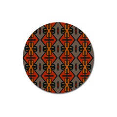 Seamless Digitally Created Tilable Abstract Pattern Magnet 3  (round) by Vaneshart