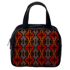 Seamless Digitally Created Tilable Abstract Pattern Classic Handbag (one Side) by Vaneshart