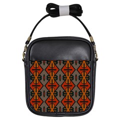 Seamless Digitally Created Tilable Abstract Pattern Girls Sling Bag by Vaneshart