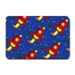 Space Rocket Pattern Small Doormat  by Vaneshart