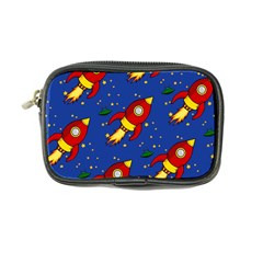 Space Rocket Pattern Coin Purse by Vaneshart