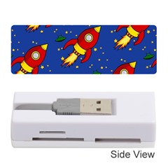 Space Rocket Pattern Memory Card Reader (stick) by Vaneshart