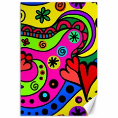 Seamless Doodle Canvas 20  X 30  by Vaneshart