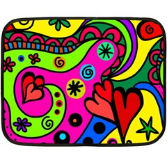 Seamless Doodle Fleece Blanket (mini) by Vaneshart