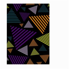 Abstract Pattern Design Various Striped Triangles Decoration Large Garden Flag (two Sides) by Vaneshart