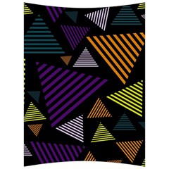 Abstract Pattern Design Various Striped Triangles Decoration Back Support Cushion by Vaneshart