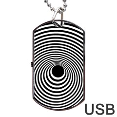 Circles 2 Dog Tag Usb Flash (two Sides) by impacteesstreetweareight