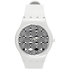 Hexagon Round Plastic Sport Watch (m) by impacteesstreetweareight