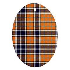 Tartans Yellow 34 Ornament (oval) by impacteesstreetwearfour