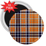 Tartans Yellow 34 3  Magnets (10 pack)  Front