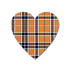 Tartans Yellow 34 Heart Magnet by impacteesstreetwearfour