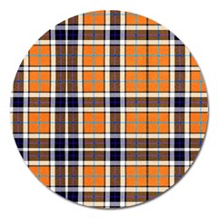 Tartans Yellow 34 Magnet 5  (round) by impacteesstreetwearfour