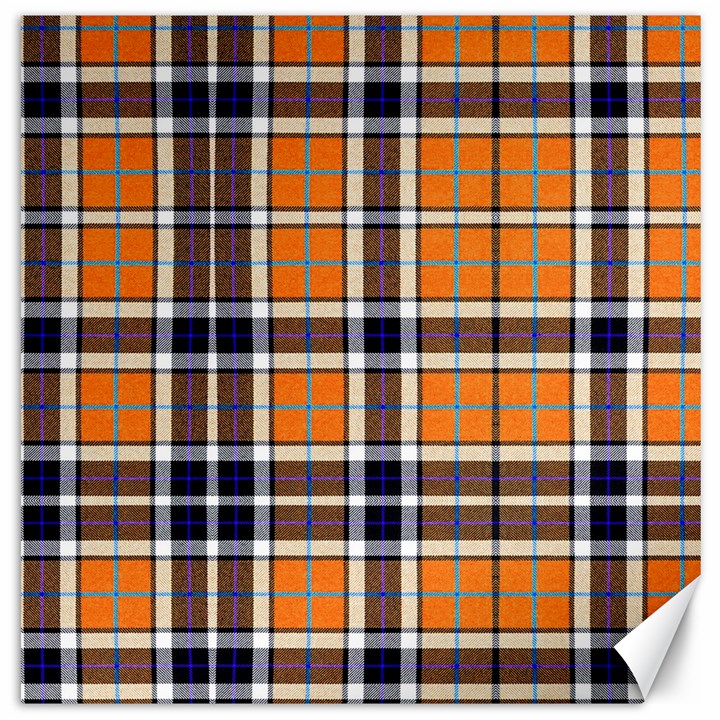 Tartans Yellow 34 Canvas 20  x 20 