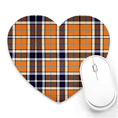 Tartans Yellow 34 Heart Mousepads by impacteesstreetwearfour