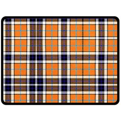 Tartans Yellow 34 Fleece Blanket (large)  by impacteesstreetwearfour