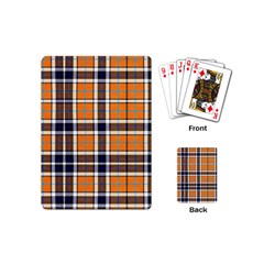 Tartans Yellow 34 Playing Cards Single Design (mini) by impacteesstreetwearfour