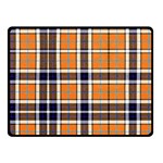 Tartans Yellow 34 Double Sided Fleece Blanket (Small)  45 x34  Blanket Front