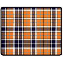 Tartans Yellow 34 Double Sided Fleece Blanket (medium)  by impacteesstreetwearfour