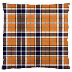 Tartans Yellow 34 Standard Flano Cushion Case (one Side) by impacteesstreetwearfour