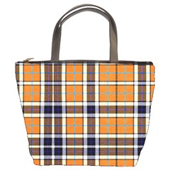 Tartans Yellow 34 Bucket Bag by impacteesstreetwearfour