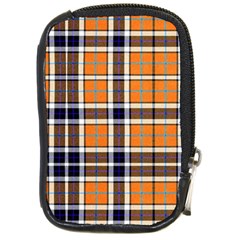 Tartans Yellow 34 Compact Camera Leather Case by impacteesstreetwearfour