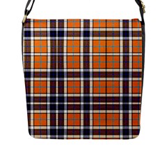 Tartans Yellow 34 Flap Closure Messenger Bag (l) by impacteesstreetwearfour