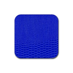 Leather Texture 6 Rubber Coaster (square) 