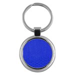 Leather Texture 6 Key Chain (Round) Front