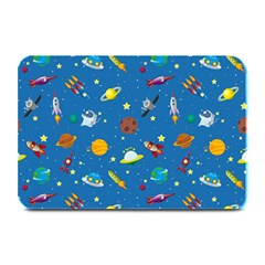 Space Rocket Solar System Pattern Plate Mats by Vaneshart