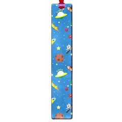 Space Rocket Solar System Pattern Large Book Marks by Vaneshart