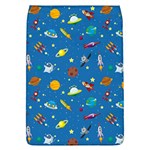 Space Rocket Solar System Pattern Removable Flap Cover (L) Front