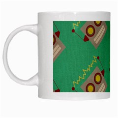 Toy Robot White Mugs by Vaneshart